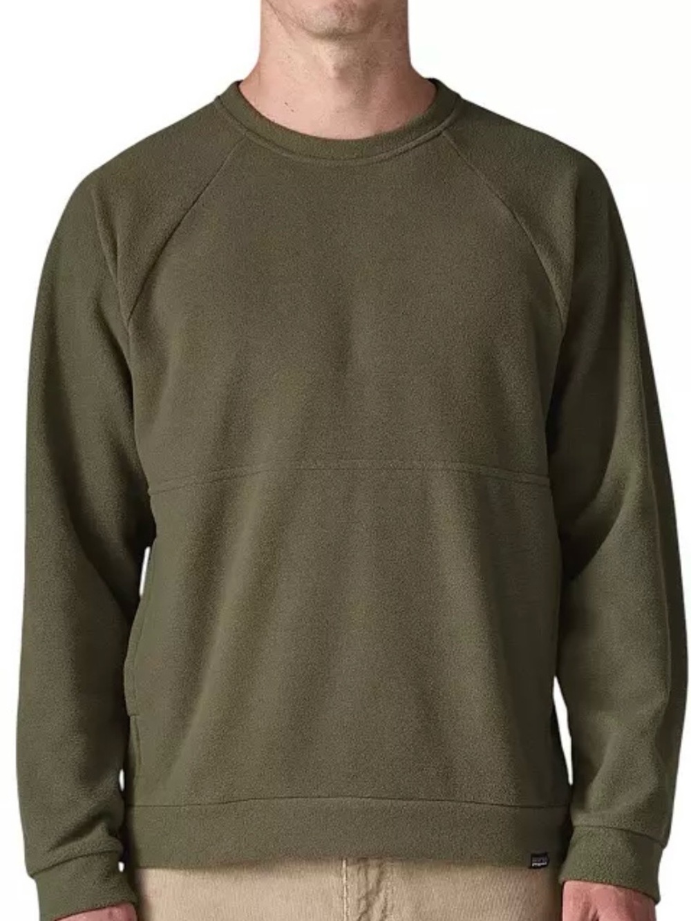Patagonia Men's Micro D Crewneck Sweatshirt Basin Green NWT Size XXL